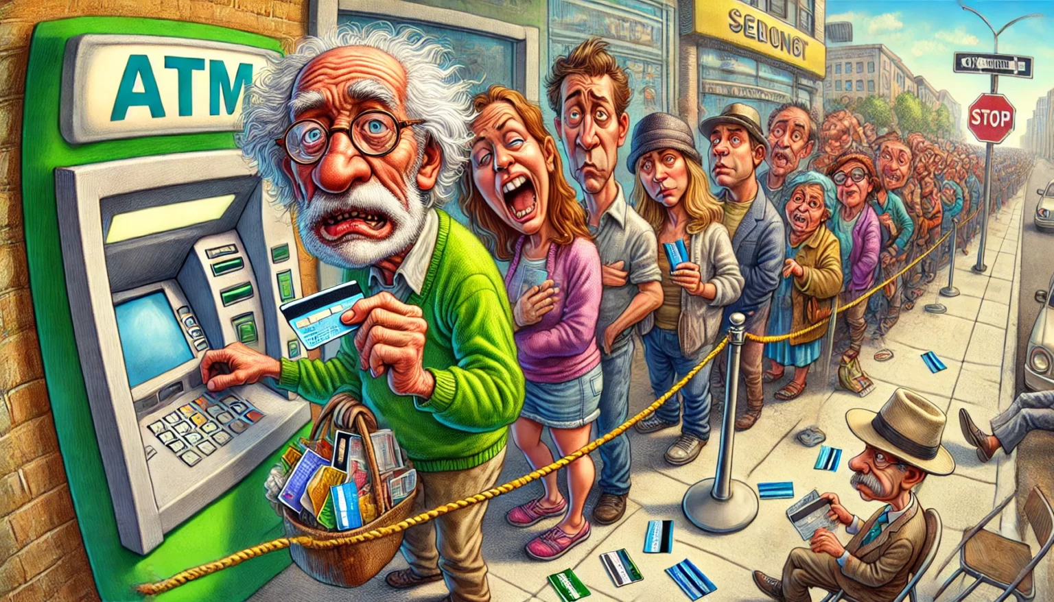 Velhinhos e caixas multibanco: O verdadeiro teste à paciência humana Velhinhos e caixas multibanco: O verdadeiro teste à paciência humana